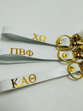 Sorority Leather Key Chain