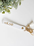 Sorority Leather Key Chain