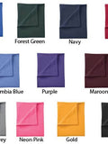 Greek Letter Chenille & Glitter Fleece Blanket