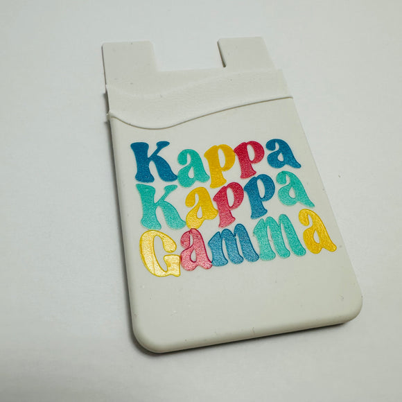 Groovy Phone Card Holder