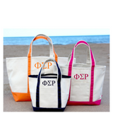 Sorority  Cotton Canvas Boat Tote  ($17.50-$31.50)