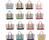 Sorority  Cotton Canvas Boat Tote  ($17.50-$31.50)