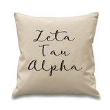 Sorority // Cursive Pillow