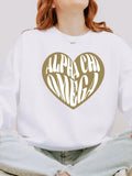 Sorority Sweatshirt Heart Design