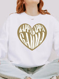 Sorority Sweatshirt Heart Design