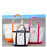 Sorority  Cotton Canvas Boat Tote  ($17.50-$31.50)