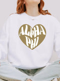 Sorority Sweatshirt Heart Design