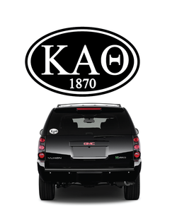 Sorority Window Decal (Oval)