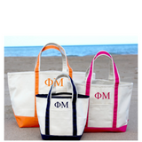 Sorority  Cotton Canvas Boat Tote  ($17.50-$31.50)