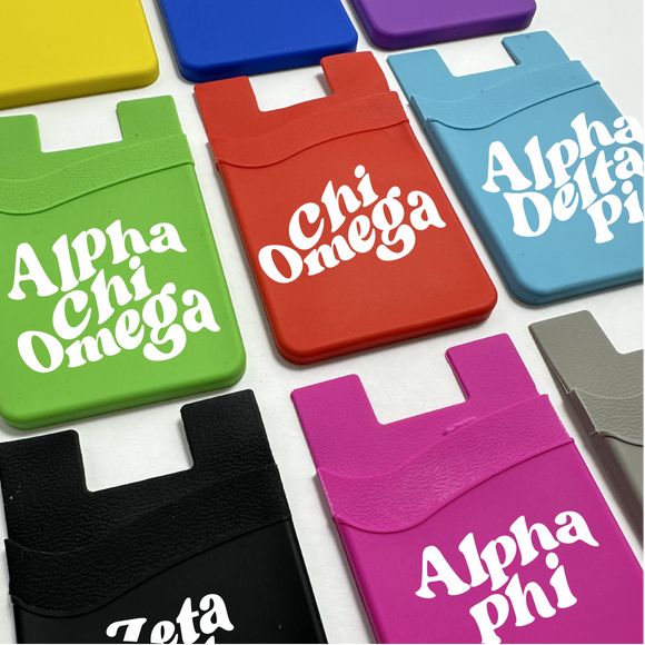 Sorority Name Cell Phone Card Holder