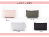 Tote Weekender Clutch Travel Kit Bag/Chenille Glitter Varsity Letters